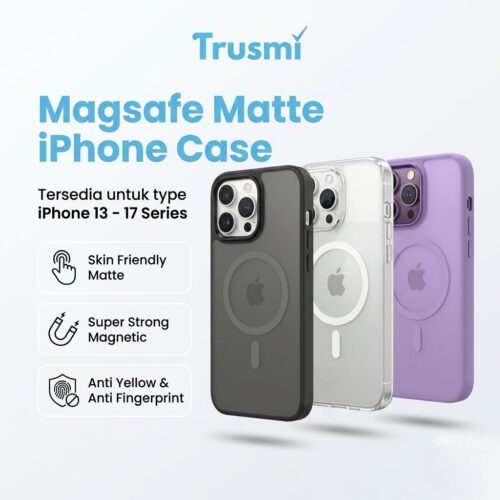 Case iPhone 17 Magnetic Skin-friendly MATTE Transparent