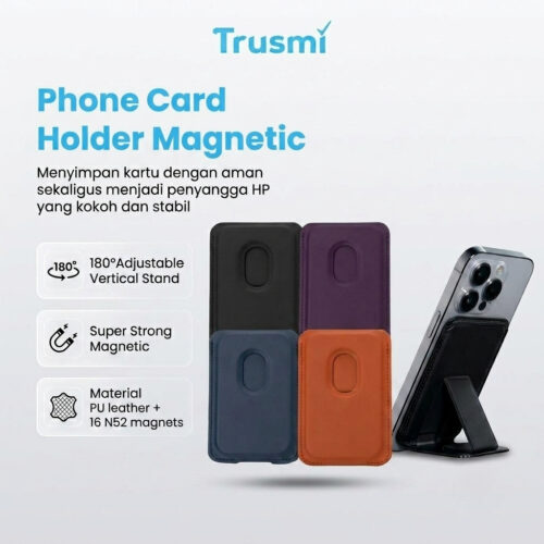 Card Holder PU Magnetic with Stand
