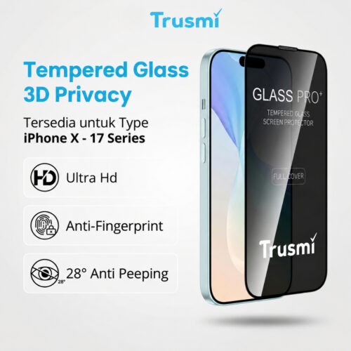 Tempered iPhone X-17 SERIES 3D PRIVACY 1pcs/box