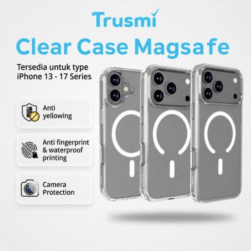Case iPhone 15 Magnetic TPU Transparent