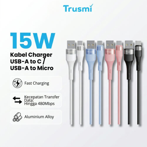 Cable Silicone 3A USB-A to C