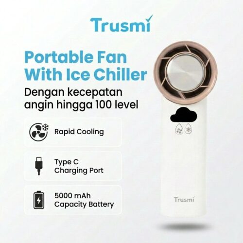 Handheld Fan Foldable Refrigerate High Speed 5000 mAh