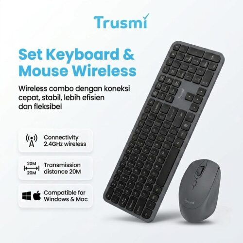 Wireless Keyboard & Mouse FullSet 2IN1