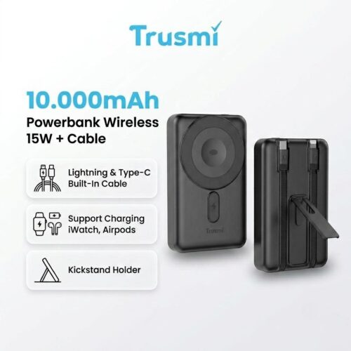 Powerbank 10000mAh PD22.5W with Cable Kickstand