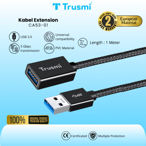 Cable Extension USB 3.0 Male to Female 1M