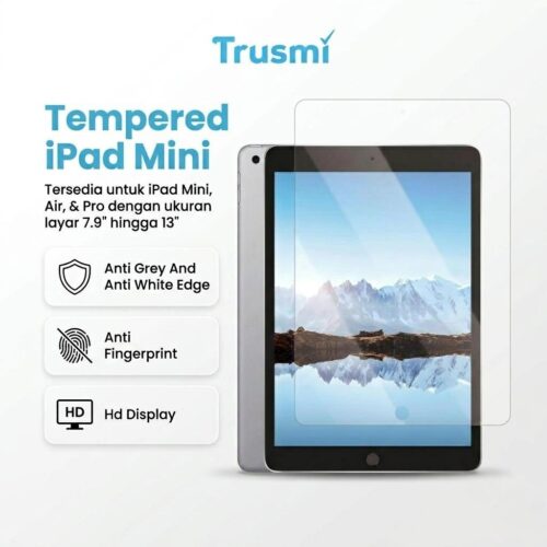 Tempered Glass iPad Mini 4/5/6 | iPad Air 3/4/5/6/7/8/9/10/10.2/10.5 | iPad Pro 9.7/11/12.9/Pro 2024
