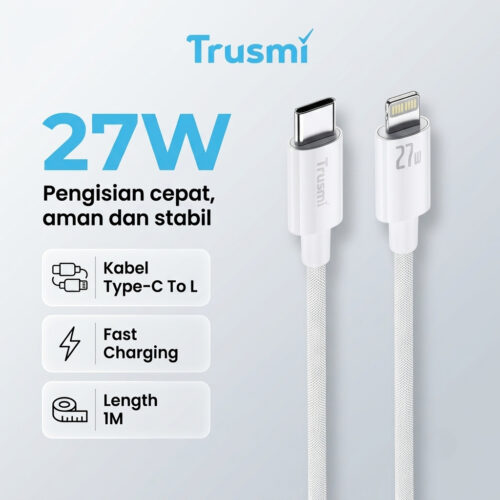 Kabel Charger Type C to Lightning 27W