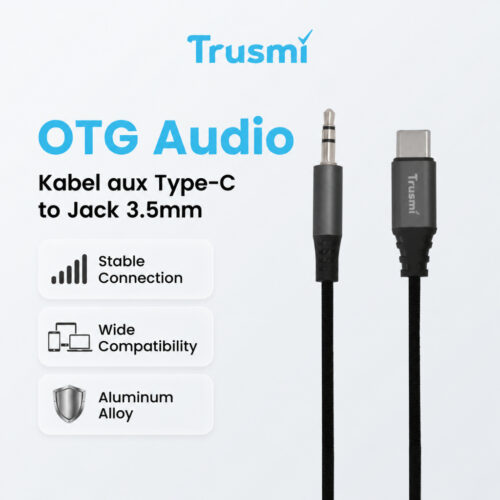 OTG Audio Type-C to Jack 3.5mm 1M