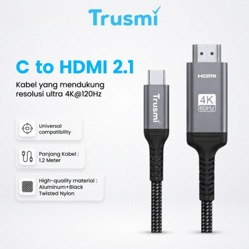 Kabel HDMI 4K 60Hz UHD HDR 1.2M 
